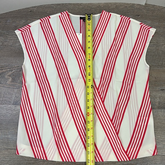 NWT Talbots Cap Sleeve Surplice Blouse - Picture 7 of 7